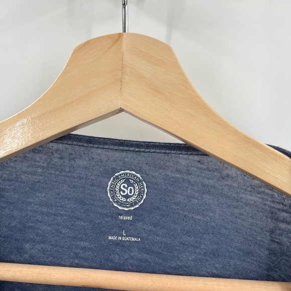 SO Blue Crew Neck Ladies T-Shirt Large NEW - Picture 4 of 6